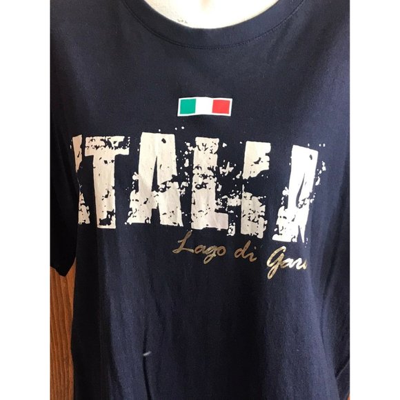 Italia Navy T-shirt XXL NWOT - Picture 2 of 4